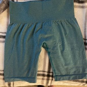 NVGTN TEAL BIKER SHORTS
